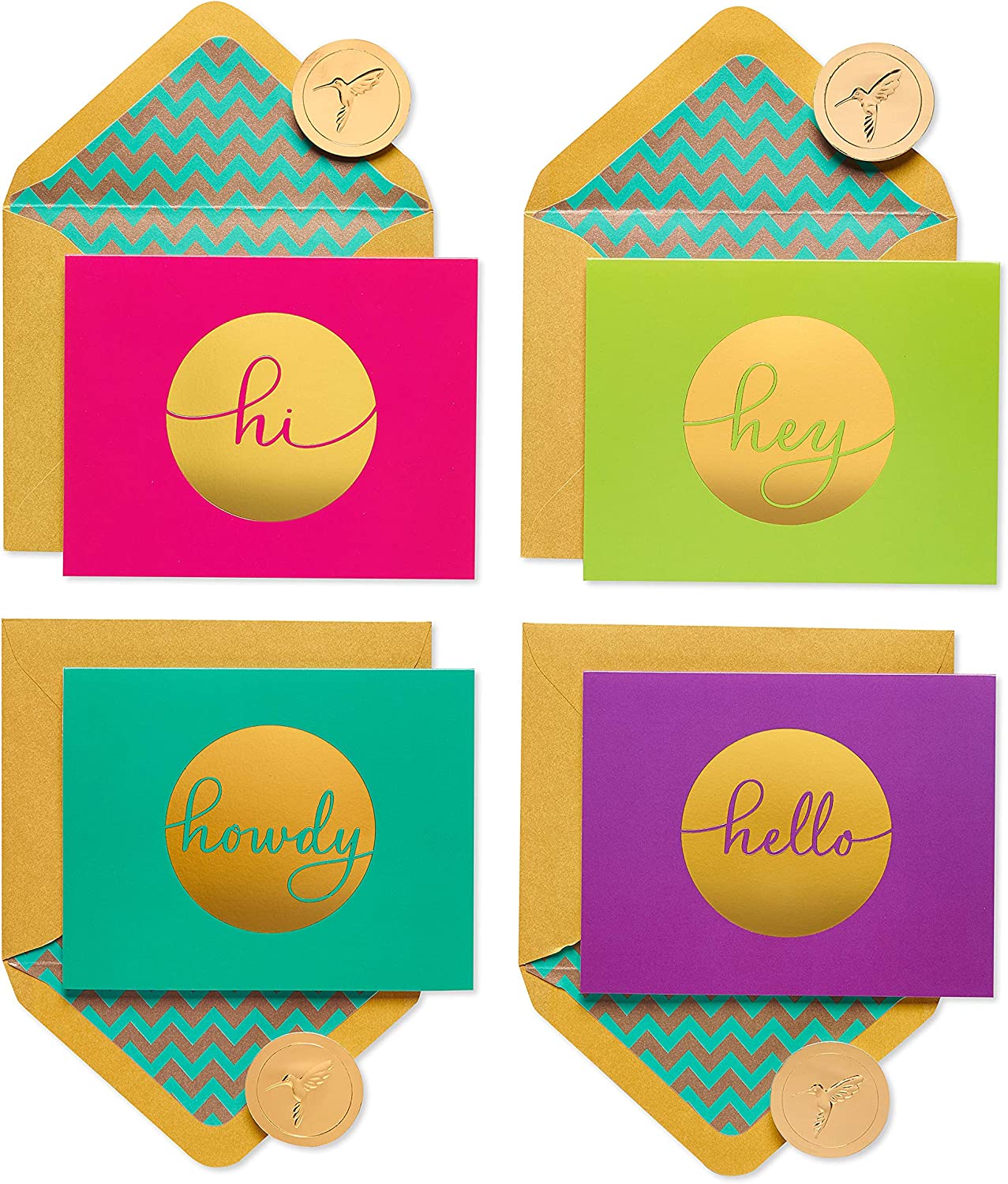 Papyrus Blank Cards with Envelopes, Hello (20-Count)