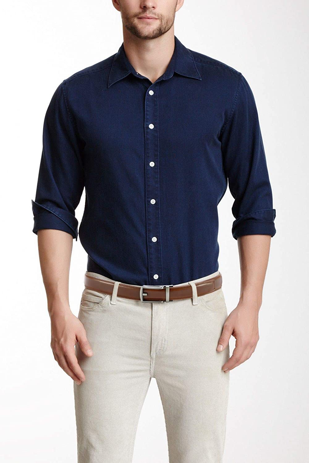 CHAOREN Click Belt for Men 2 Pack - Mens Dress Belt 1 1/4" in Gift Set Box - Design Belt Meet Almost Any Occasion and Outfit