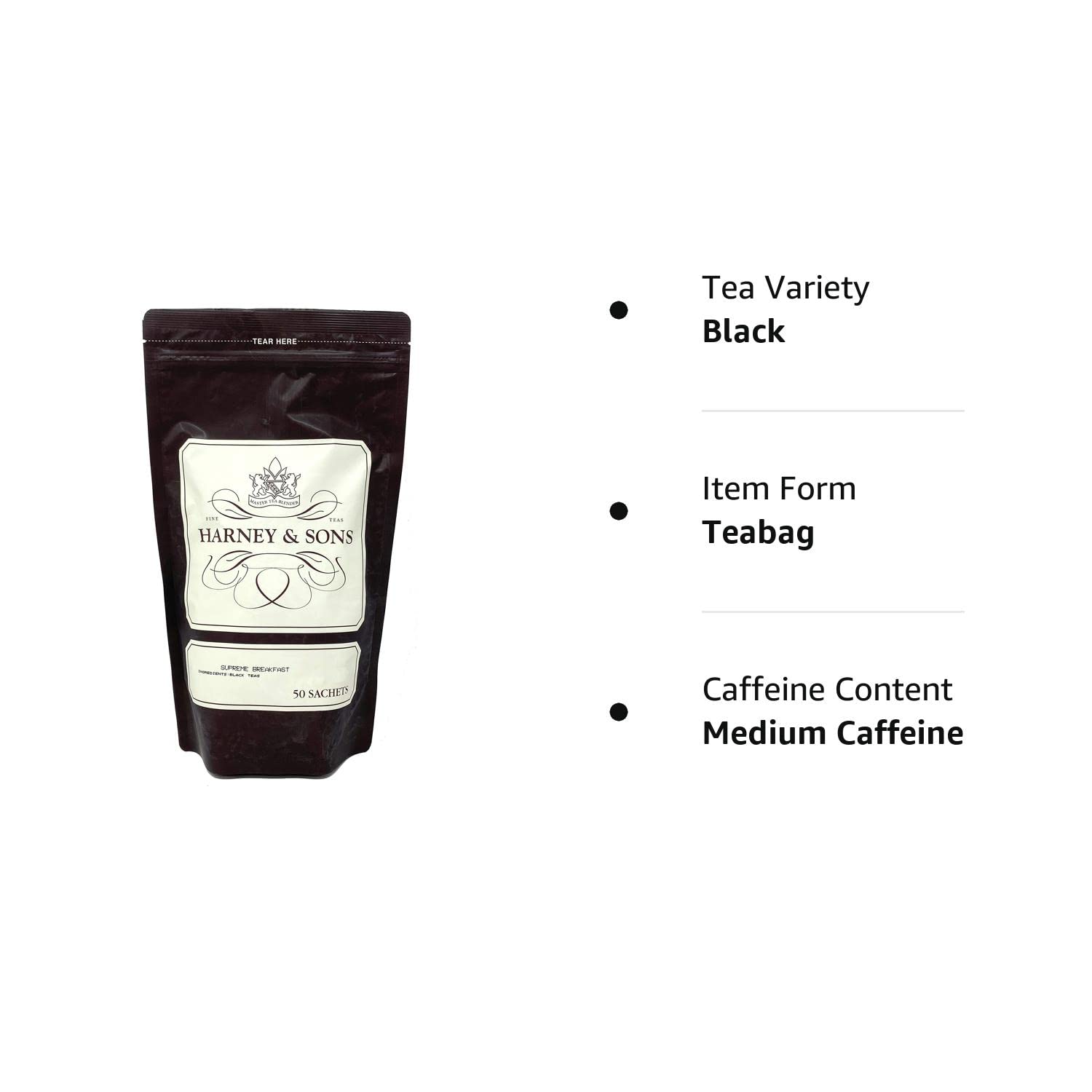 Harney & Sons Peppermint Tea, Bag of 50 Sachets