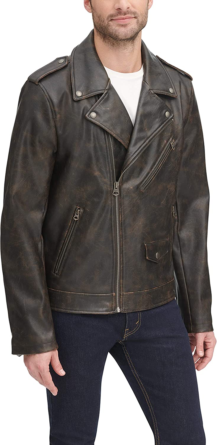 Levi's Men's Faux Leather Motorcycle Jacket