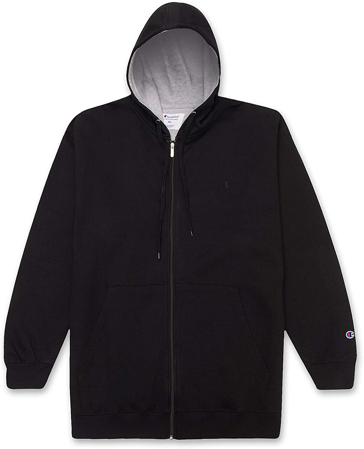 Champion Big and Tall Zip Up Hoodies for Men – Men’s Fleece Zip Up Hoodie Jacket