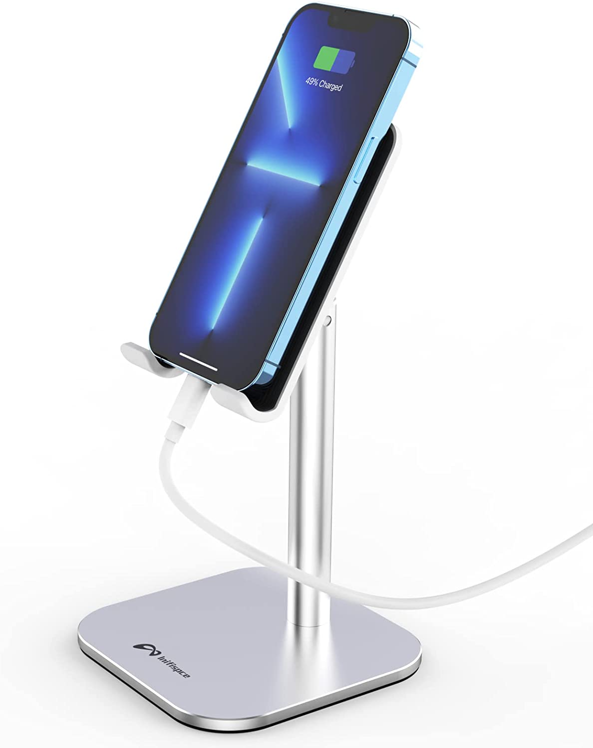 Inifispce Tablet Stand for Desk， Adjustable Aluminum iPad Stand， Tablet Stand Holder for 4.7''- 13'' Screen Microsoft Surface Pro Series， iPad Pro 11 / 12.9， iPad， iPad Mini， iPad Air 