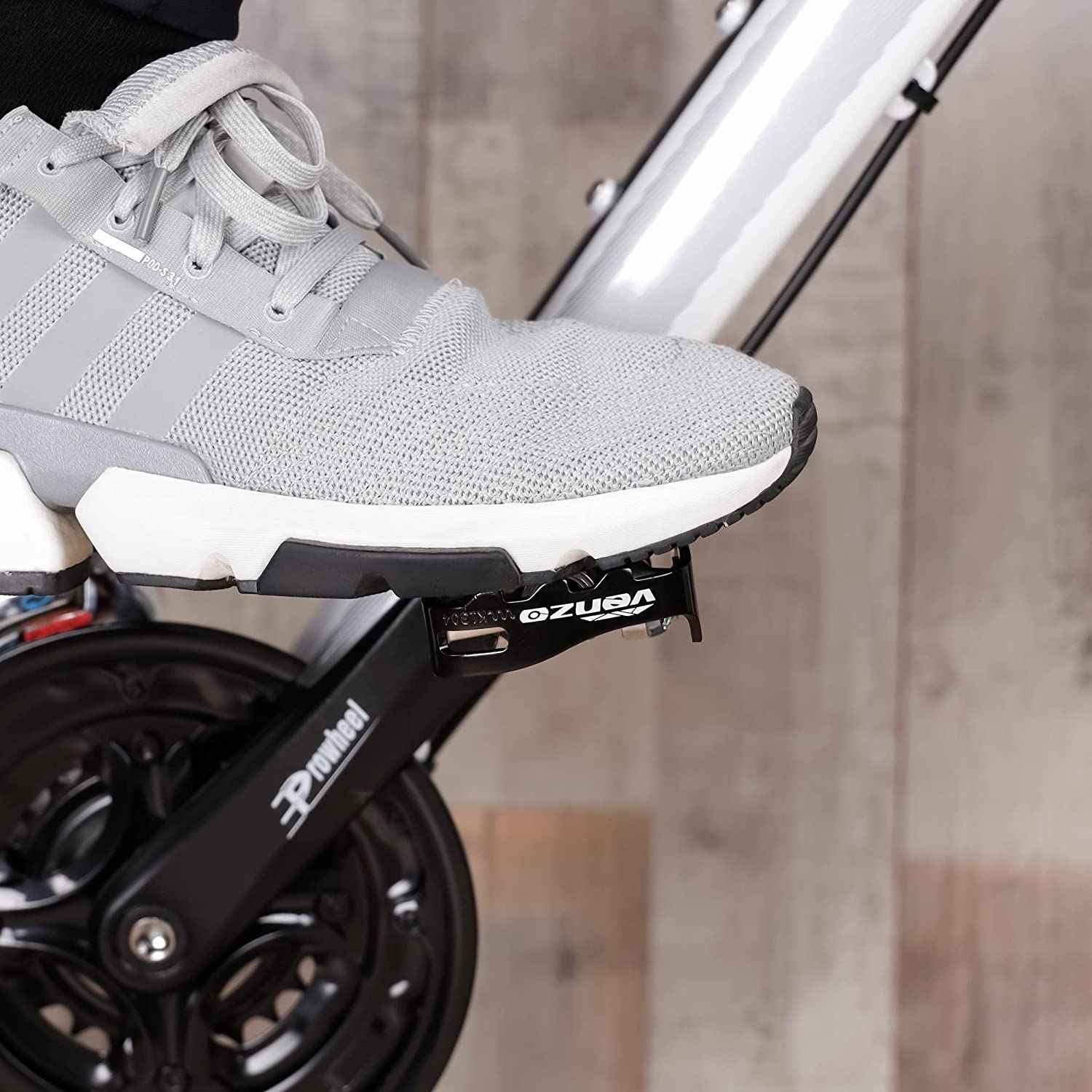 Venzo Men's Mountain Bike Bicycle Cycling Shoes with Multi-Function Clip-Less Pedal & Cleat - Compatible with Shimano SPD & Crankbrother Systems