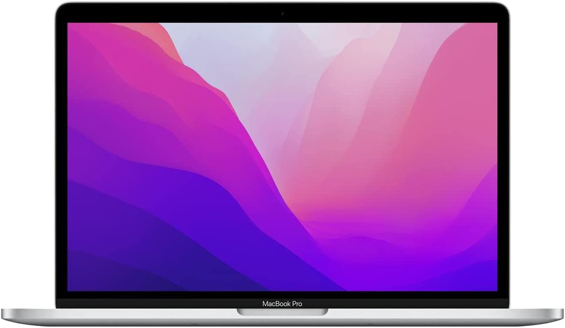 Apple MacBook Pro 13.3" with Retina Display, M2 Chip with 8-Core CPU and 10-Core GPU, 16GB Memory, 256GB SSD, Silver, Mid 2022