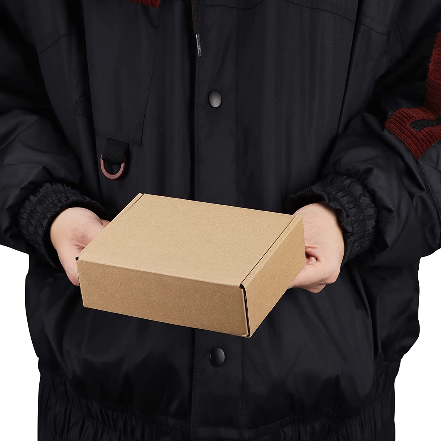 PHAREGE 7x5x2 inch Shipping Boxes 50 Pack, Brown Cardboard Gift Boxes with Lids for Wrapping Giving Women Men Presents, Small Corrugated Mailer Boxes for Packaging Mailing Small Business