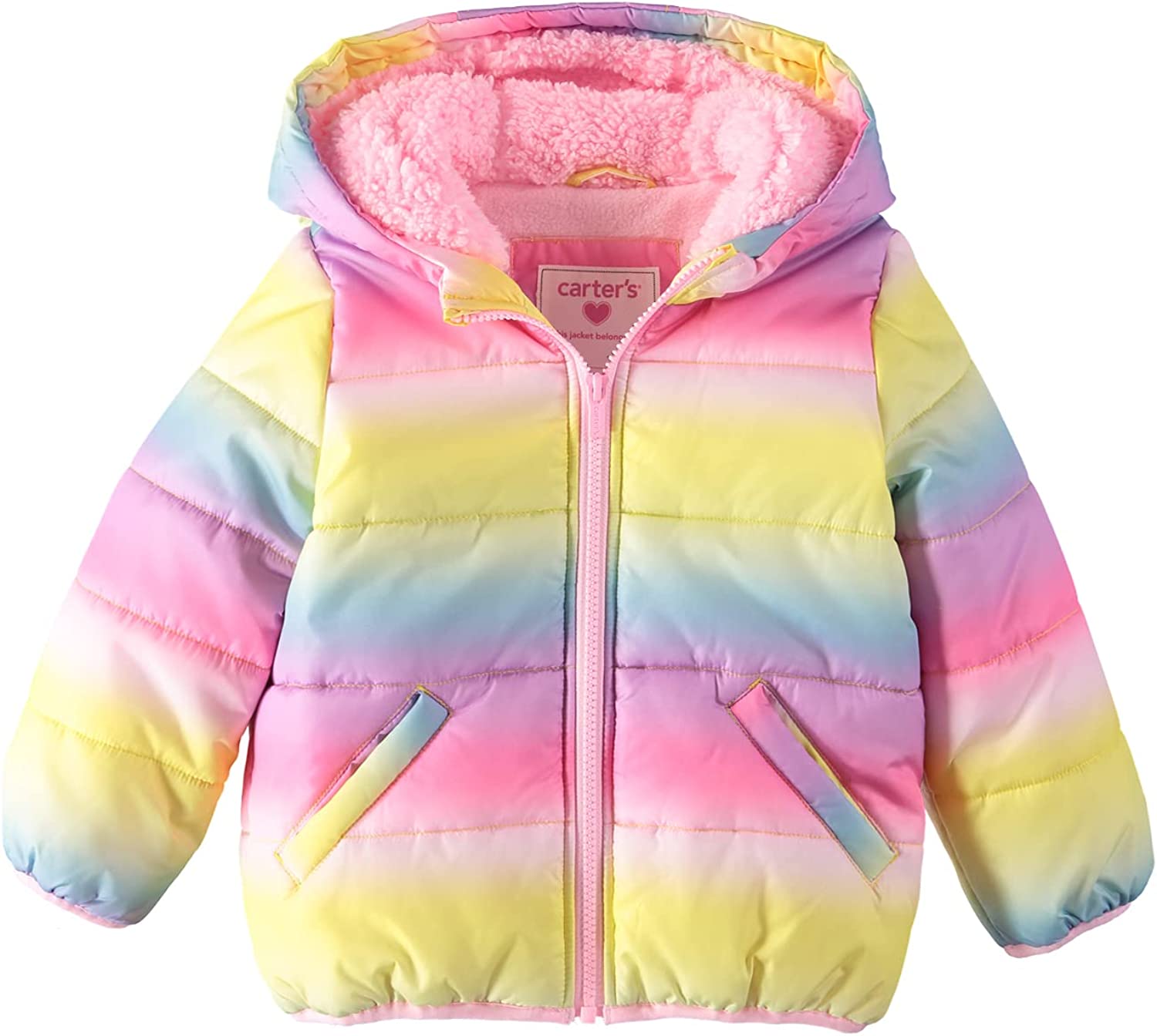 Carter's Baby Girls' Fleece Lined Puffer Jacket Coat