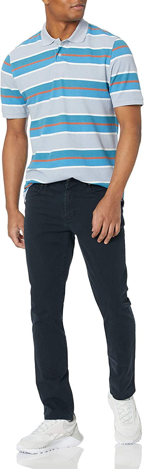 Amazon Essentials Men's Regular-Fit Cotton Pique Polo Shirt