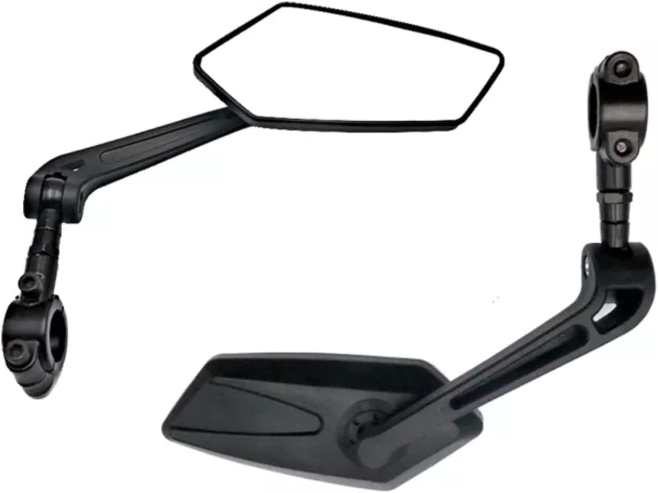 2 piece Electric bike mirror hd wide angle rotatable bike mirror bicycle rearview mirror