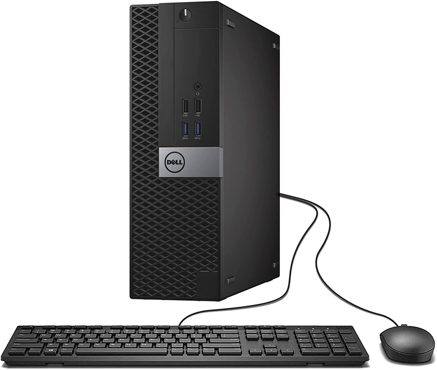 Dell Optiplex 7040 Business SFF Computer Small Tower PC (Intel Core i5-6500, 16GB Ram, 256GB SSD, DVD-RW, WiFi) Win 10 Pro (Renewed)