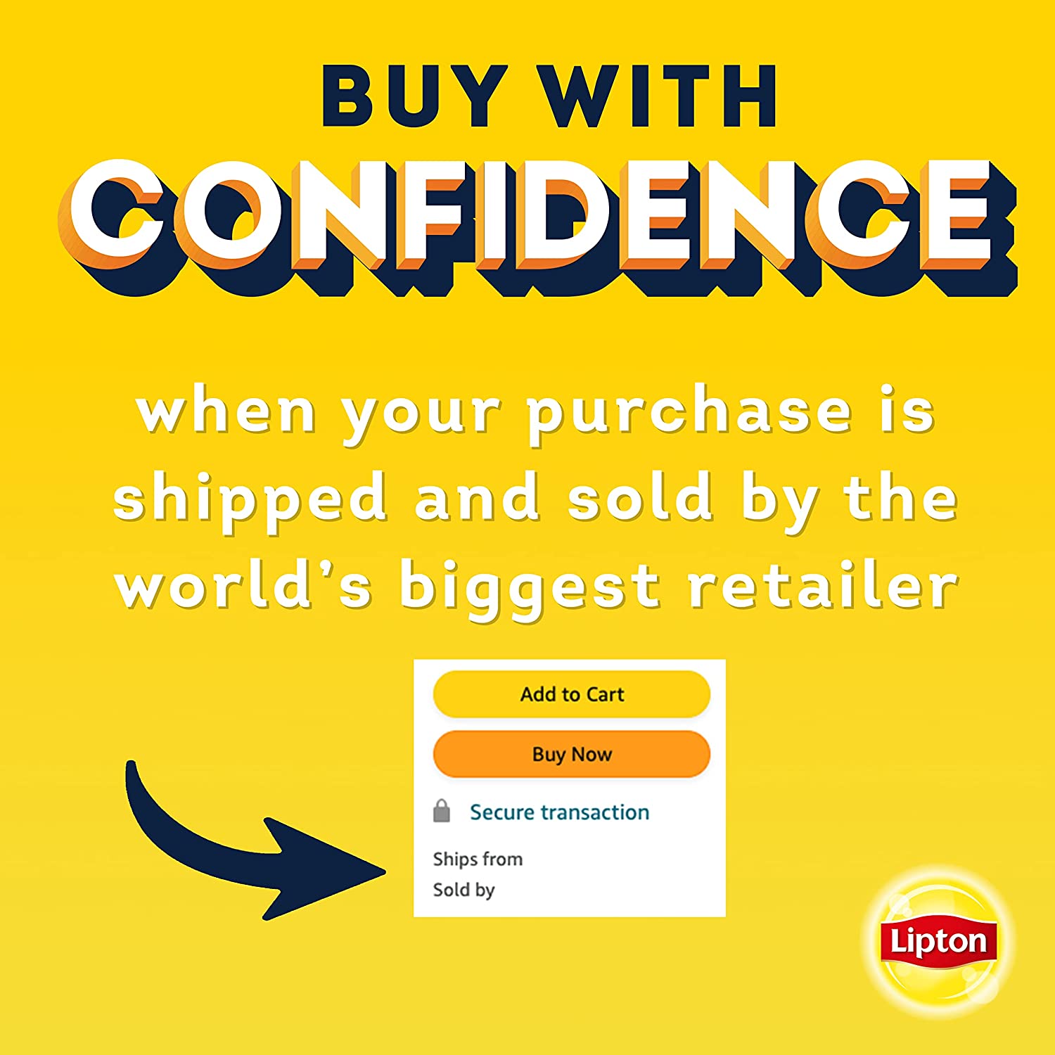 Lipton Black Tea Bag， 100 Count (Pack of 6)