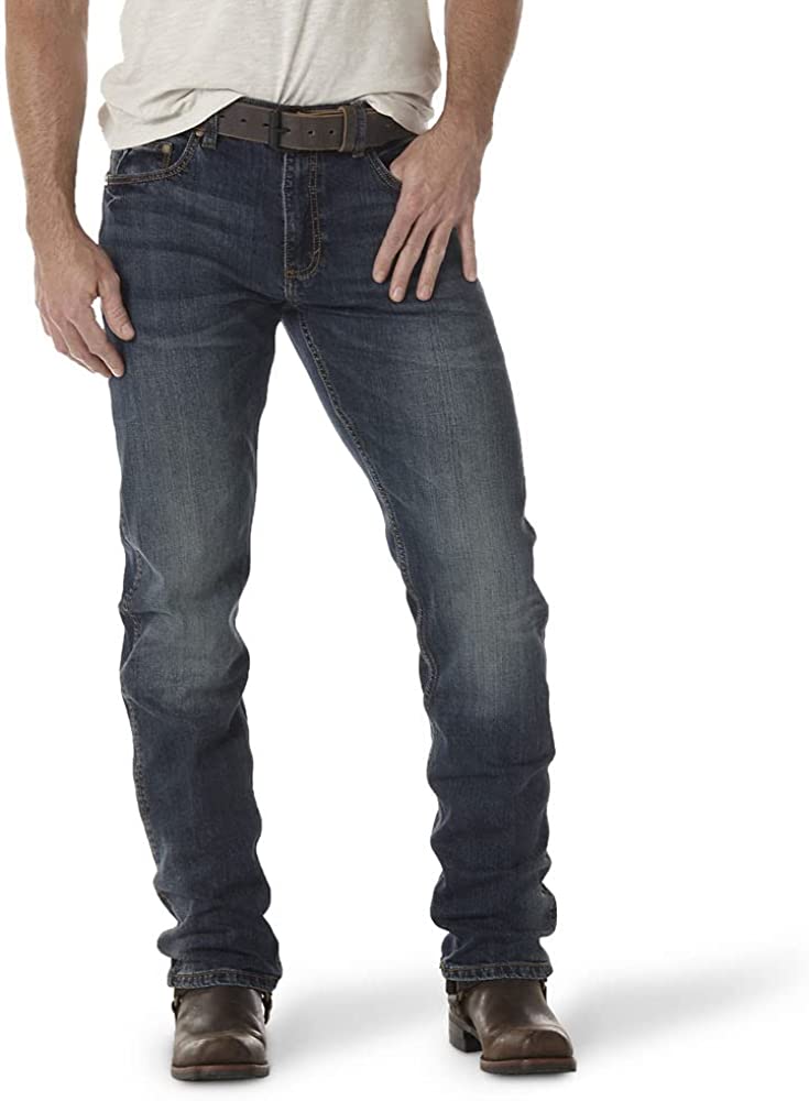 Wrangler Men's Retro Slim Fit Straight Leg Jean