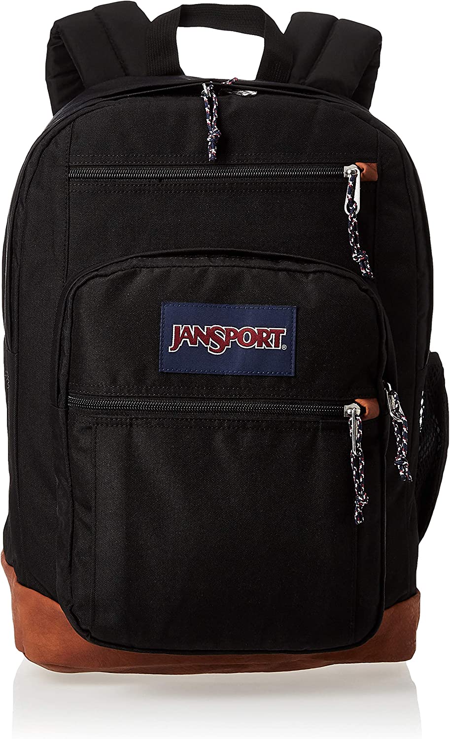 JanSport Cool Student Backpack for College Students, Teens, with 15-inch Laptop Sleeve, Black - Large Computer Bag Rucksack with 2 Compartments, Ergonomic Straps - Bookbag for Men, Women