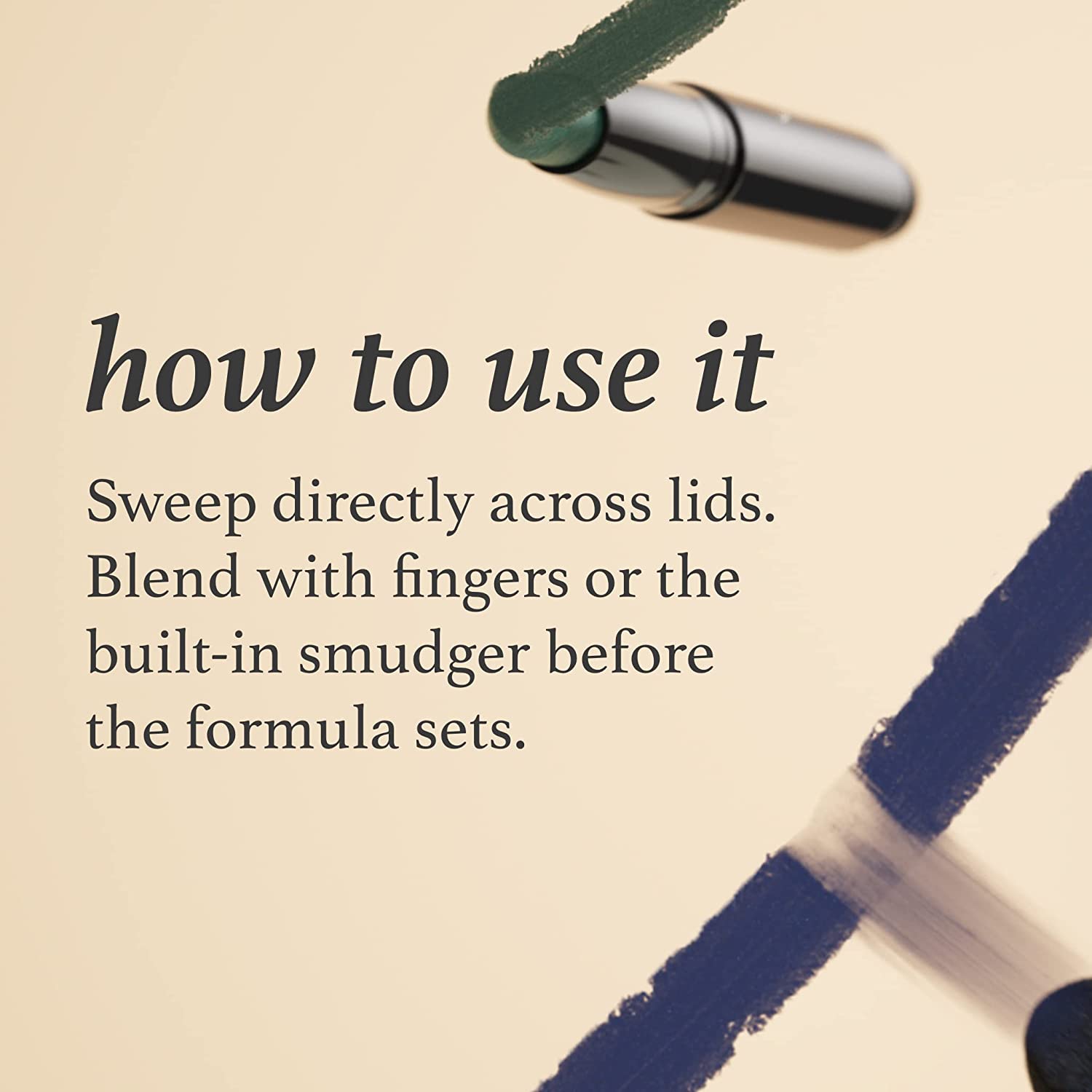 Julep Eyeshadow 101 Crème to Powder Waterproof Eyeshadow Stick， Smoky Amethyst Shimmer