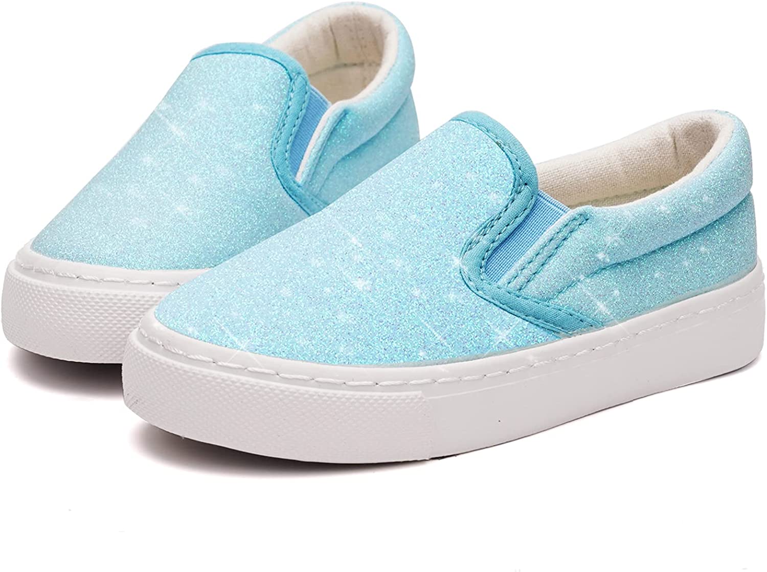 Toandon Toddler Kids Sparkle Sequins Glitter Sneakers Age 2-10