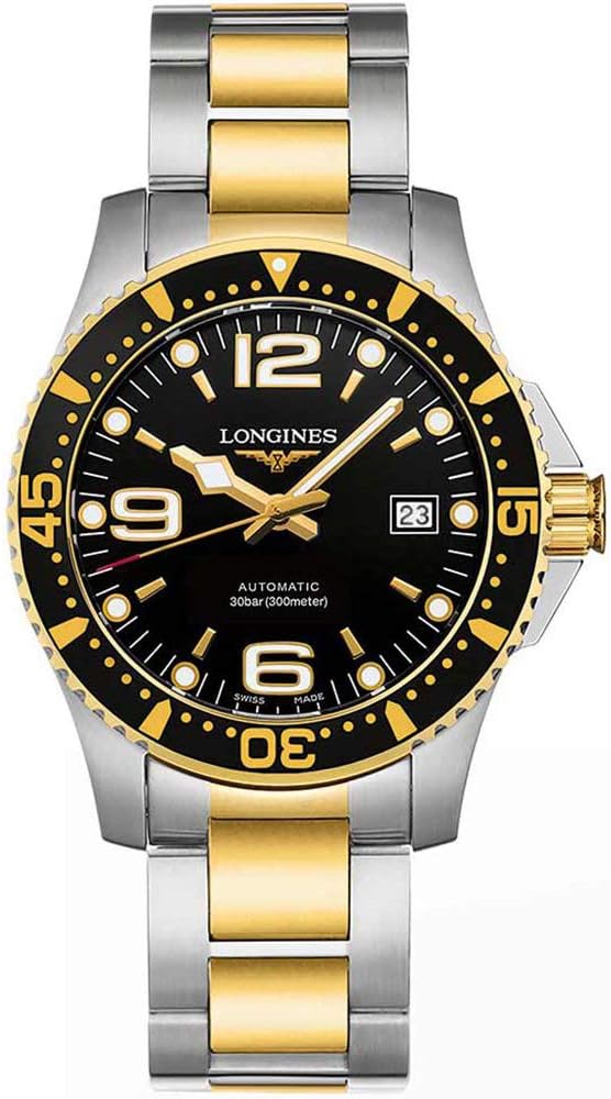 Longines Hydroconquest Automatic Black Dial Mens Watch L37423567