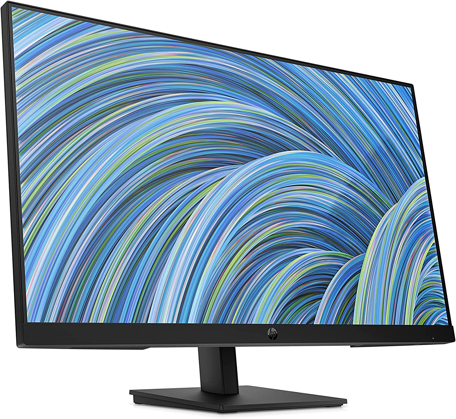 HP M27ha FHD Monitor-Full HD Monitor(1920 x 1080p)- IPS Panel and Built-in Audio-VESA Compatible 27-inch Monitor Designed for Comfortable Viewing with Height and Pivot Adjustment-(22H94AA#ABA) black