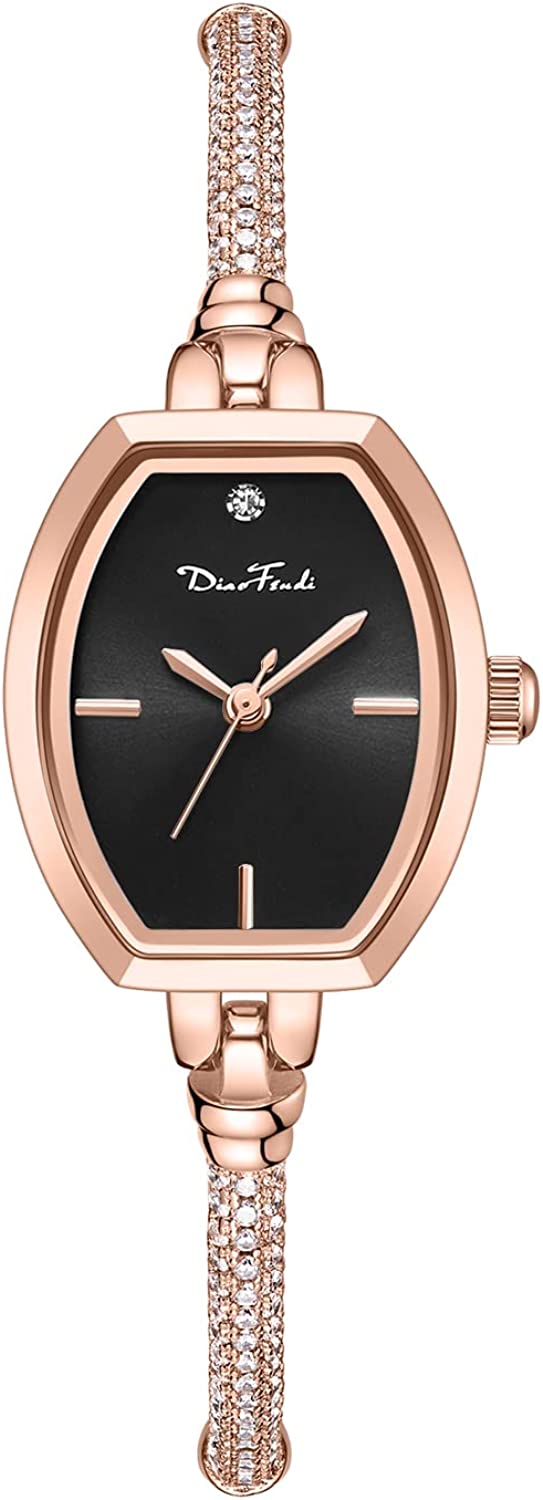 Petite Bracelet Watch for Women， Diamond Dress Analog Watch Waterproof