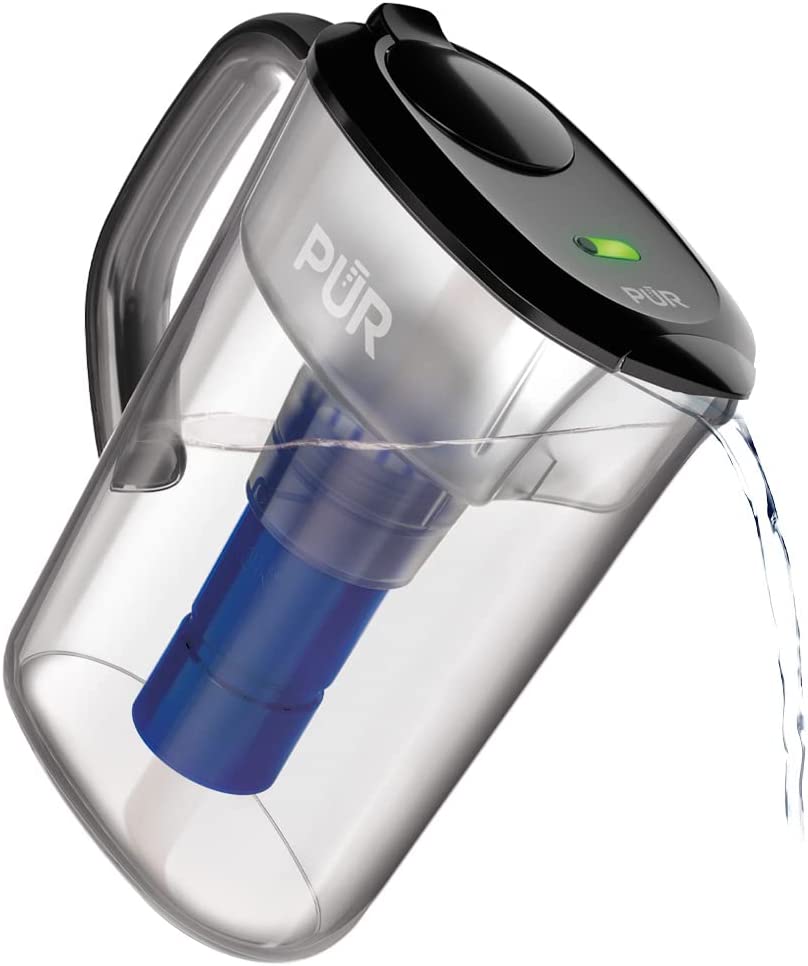PUR PPT711B Ultimate Filtration Water Filter Pitcher, 7 Cup (Black)