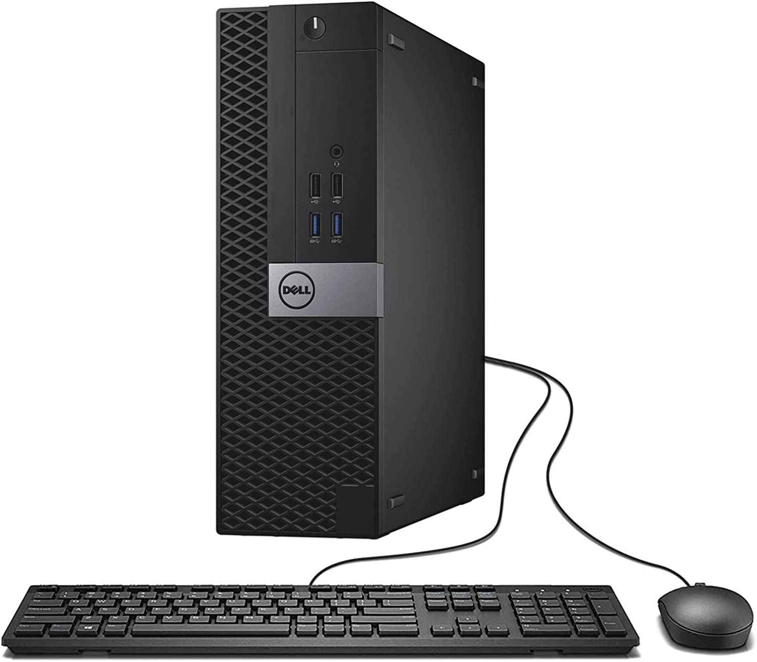Dell Optiplex 3050 SFF Desktop Computer PC, Intel Quad Core i5-6500 up to 3.6GHz, 16GB DDR4, 256GB SSD, WiFi, 4K Support, DP, HDMI,Windows 10 Pro 64 Bit English/Spanish/French(Renewed)