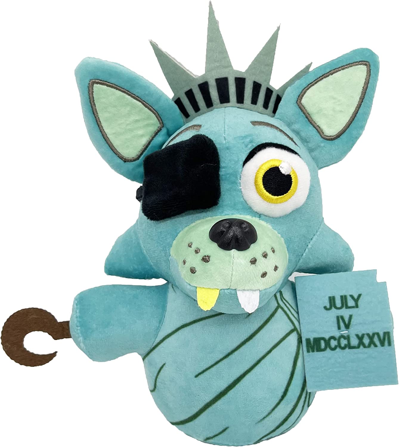 XSmart Mall | Liberty Foxy Plush | Animatronic Fox | Fanverse | Blue| Night Plush Toy, Stuffed Animal, Gifts for Kid, Girls, Boys | XSmart Global 7"