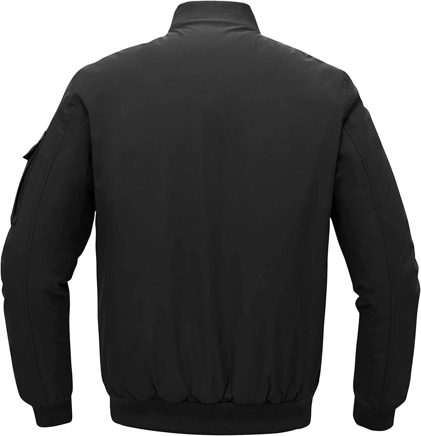 TBMPOY Men's Qulited Bomber Jackets Windproof Full Zip Padded Winter Casual Fashion Coat