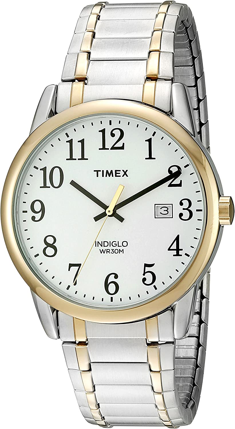 Timex Easy Reader Date Expansion Band 38mm Watch