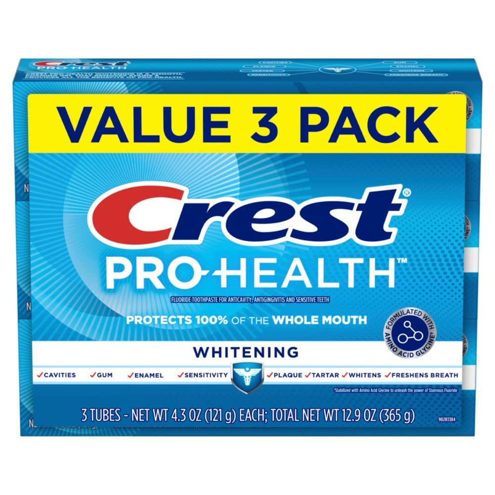 Crest Pro-Health Whitening Toothpaste (4.3oz) Triple Pack