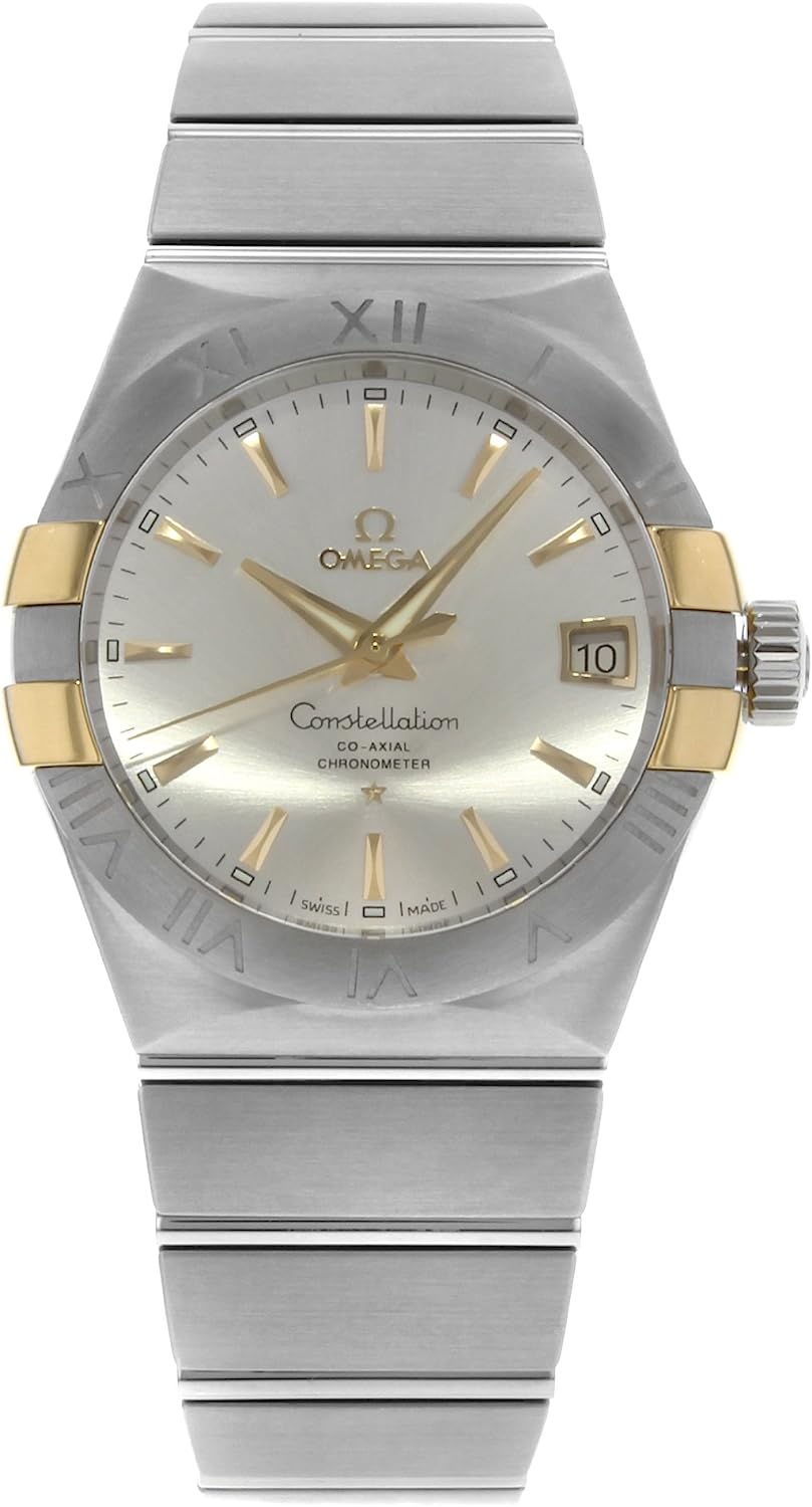 Omega Constellation Co-Axial 38mm 123.20.38.21.02.005 18K Yellow Gold and Stainless Steel Men's Watch