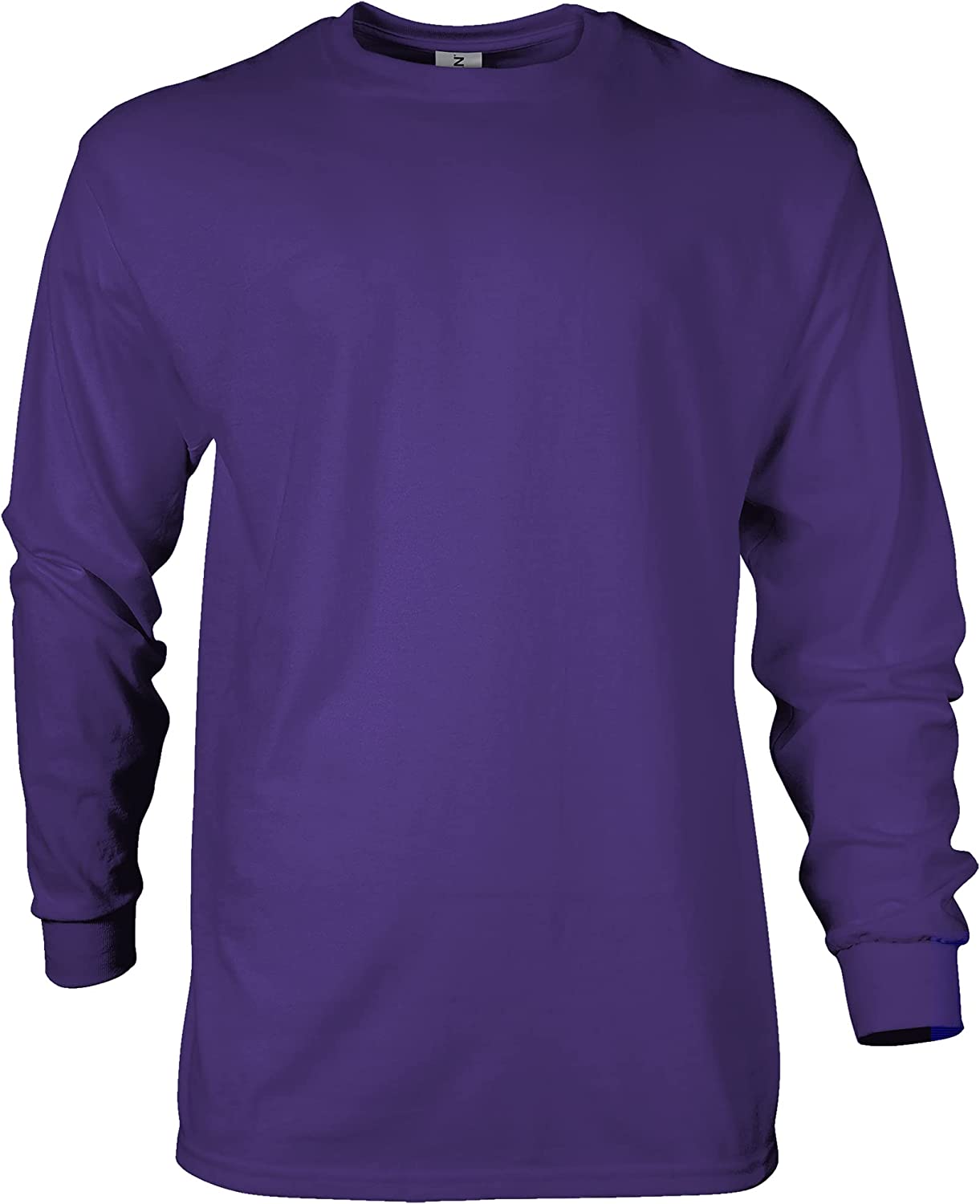 Gildan Men's Ultra Cotton Long Sleeve T-Shirt， Style G2400， Multipack