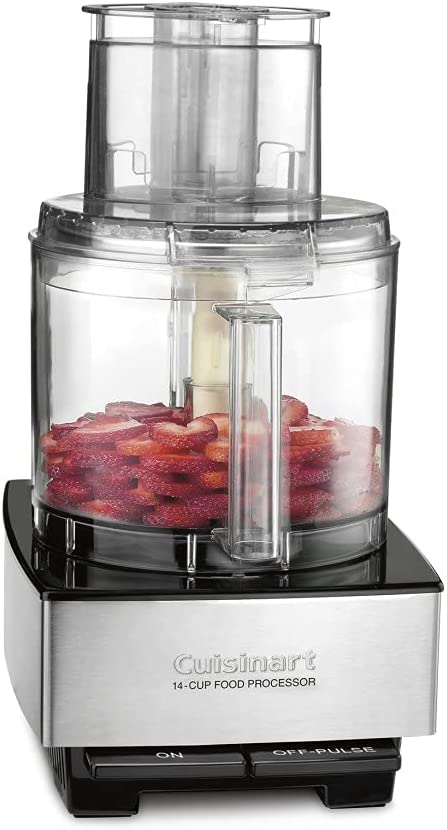 Cuisinart 14 Cup Food Processor, Includes Stainless Steel Standard Slicing Disc (4mm), Medium Shredding Disc, & Stainless Steel Chopping/Mixing Blade, DFP-14BCNY