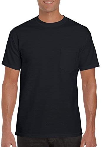 Gildan Adult DryBlend Workwear T-Shirts with Pocket, 2-Pack