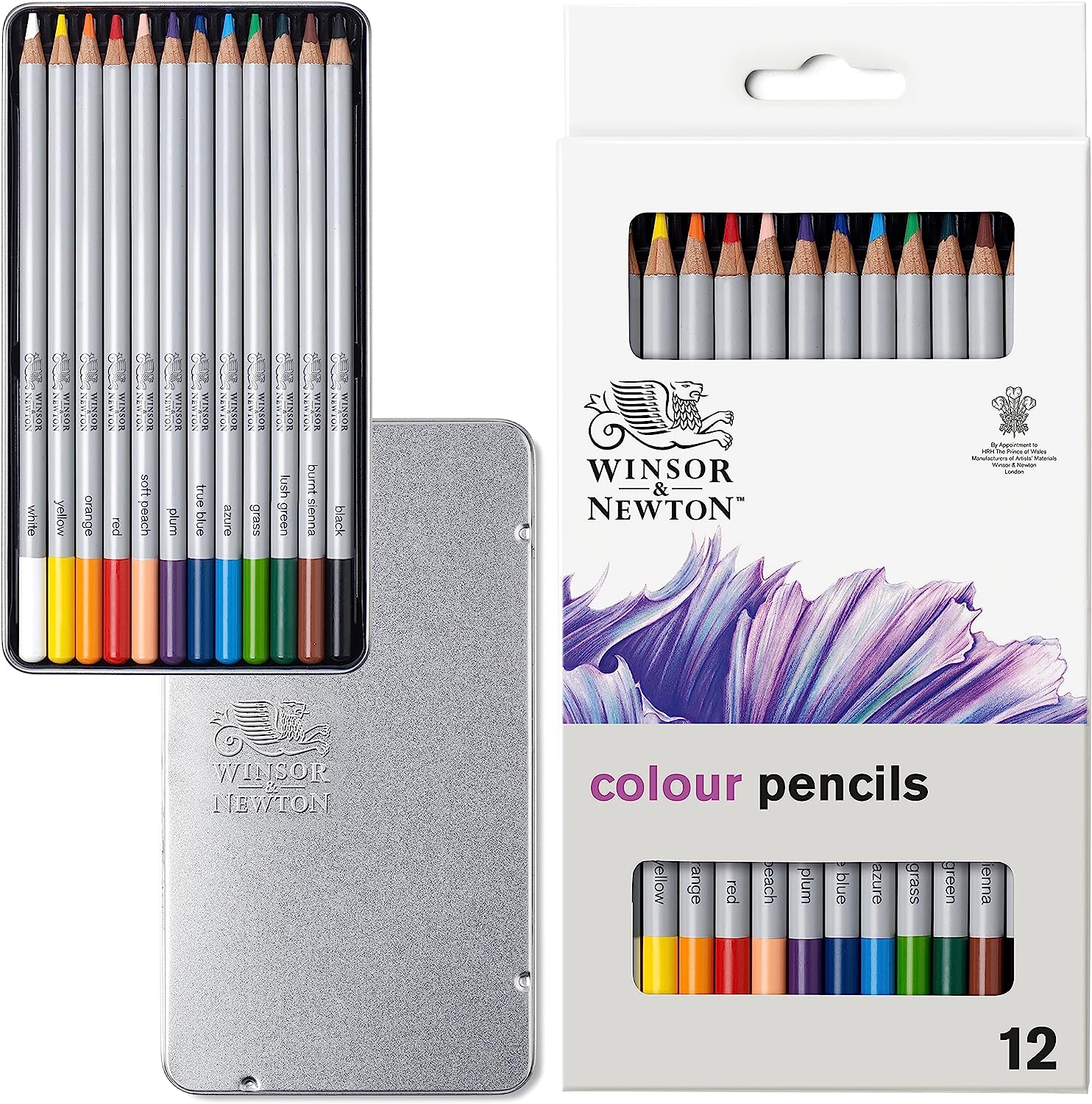 Winsor & Newton Studio Collection Artist Pencils, Color Pencils, Set of 12