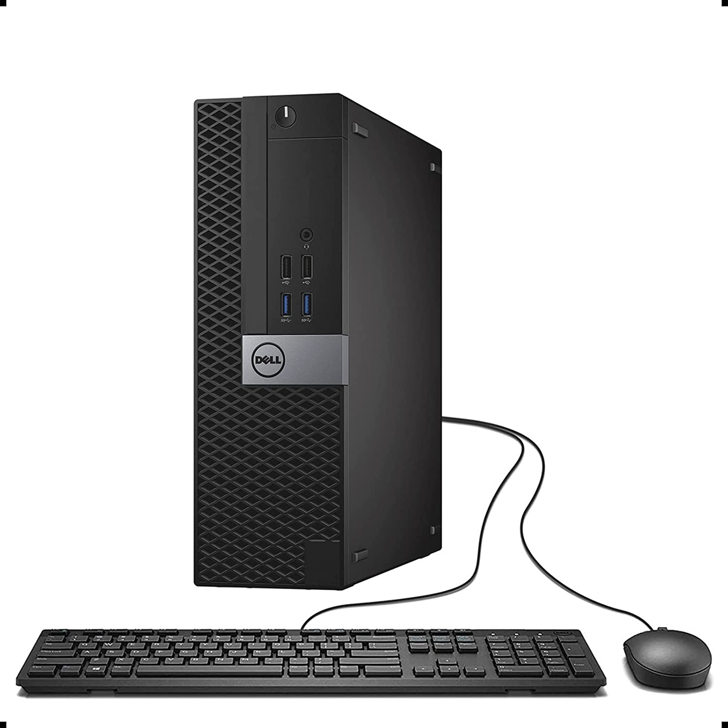 DELL Optiplex 5040-SFF, Core i5-6500 3.2GHz, 8GB RAM, 256GB Solid State Drive, DVD, Windows 10 Pro 64bit (Renewed)']