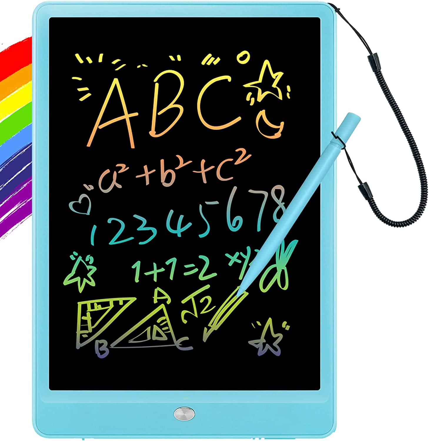 Orsen LCD Writing Tablet 10 Inch, Colorful Doodle Board Drawing Pad for Kids, Drawing Board Writing Board Drawing Tablet, Educational Christmas Boys Toys Gifts for 3 4 5 6 Year Old Boys, Girls